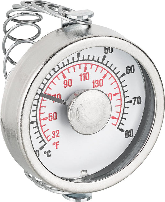 Surface thermometer 0-80°C with mounting spring