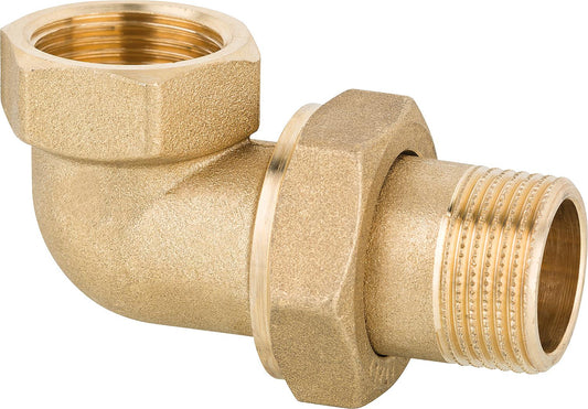 Angle screw connection brass DN10 (3/8") AG PN10