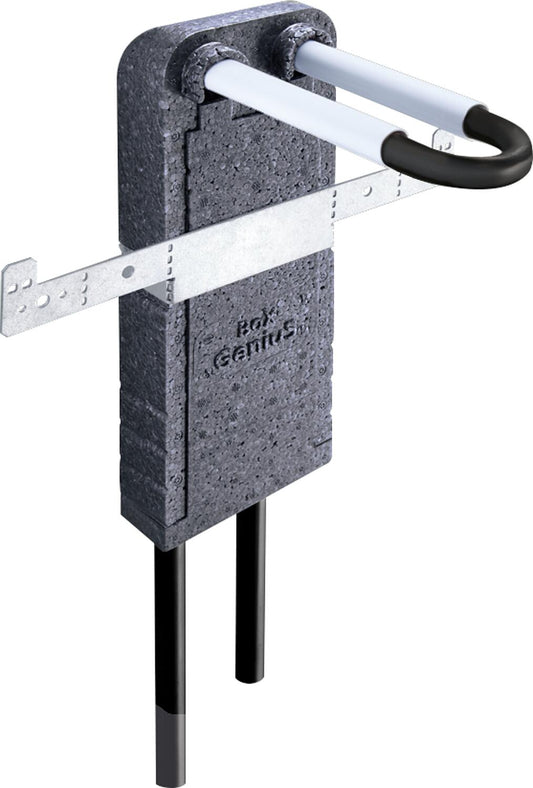 Mepla pipe bend unit, 16x2.25mm pipe, in L-shape, including insulating box