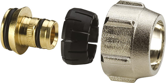 Connection set A 3 20 x 2.8 2 pcs. Compression fitting suitable for 3/4" Eurocone