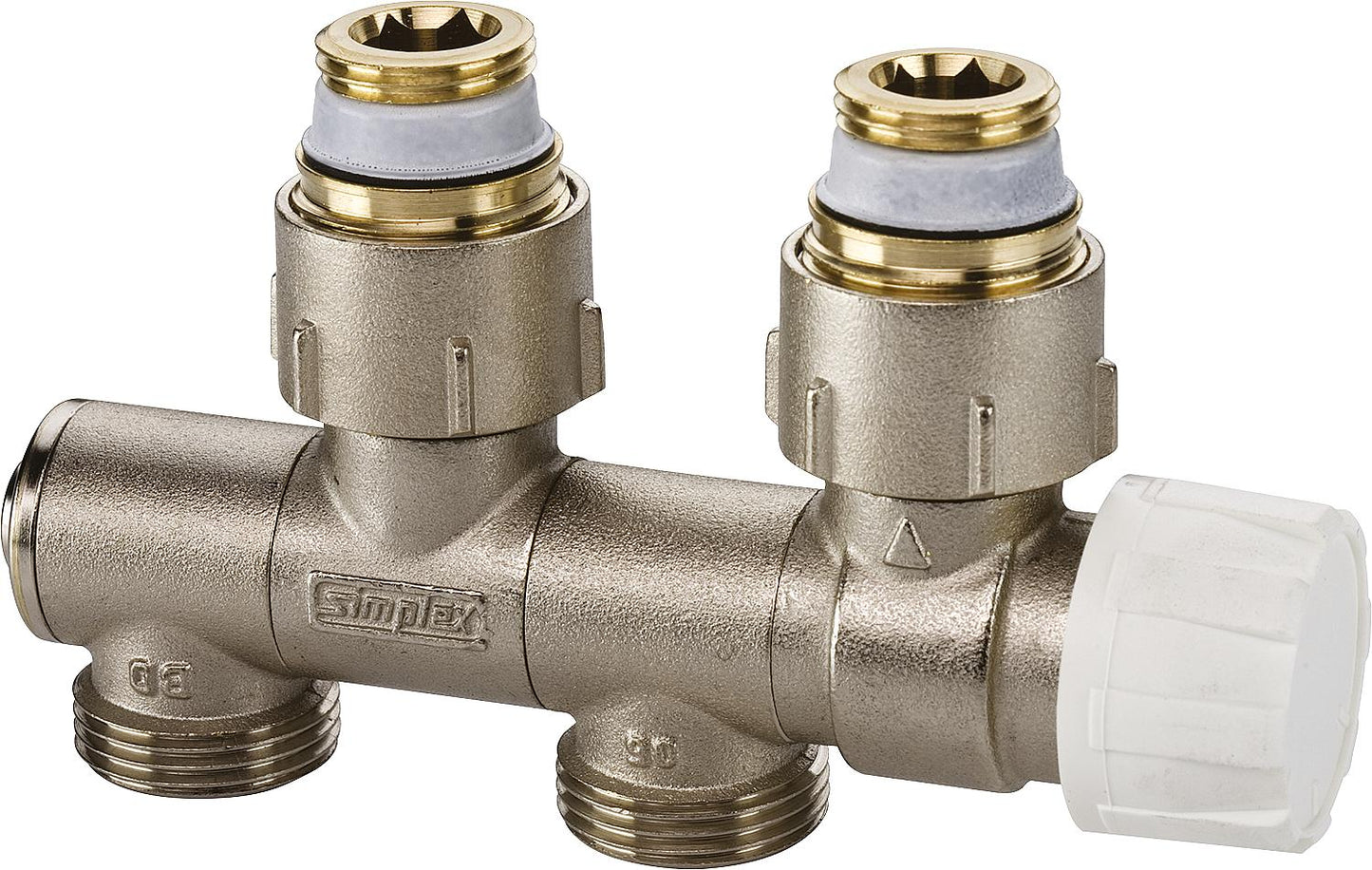 VarioCon valve fitting with swivel connections 3/4" Eurocone x 1/2" male thread