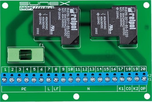 Replacement mains relay board for Gelbi heat pump