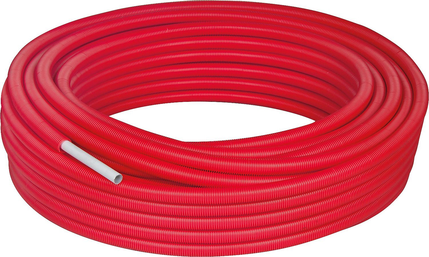 Tuyau composite multicouche Evenes avec gaine de protection, rouge