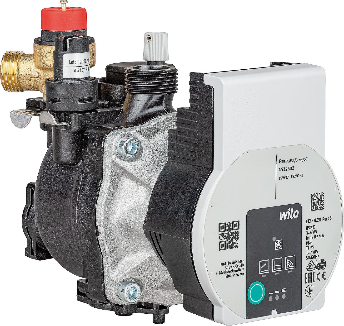 Wilo Para MSL/6-43/SC circulation pump, for mobile heating units, 21 and 36 kW