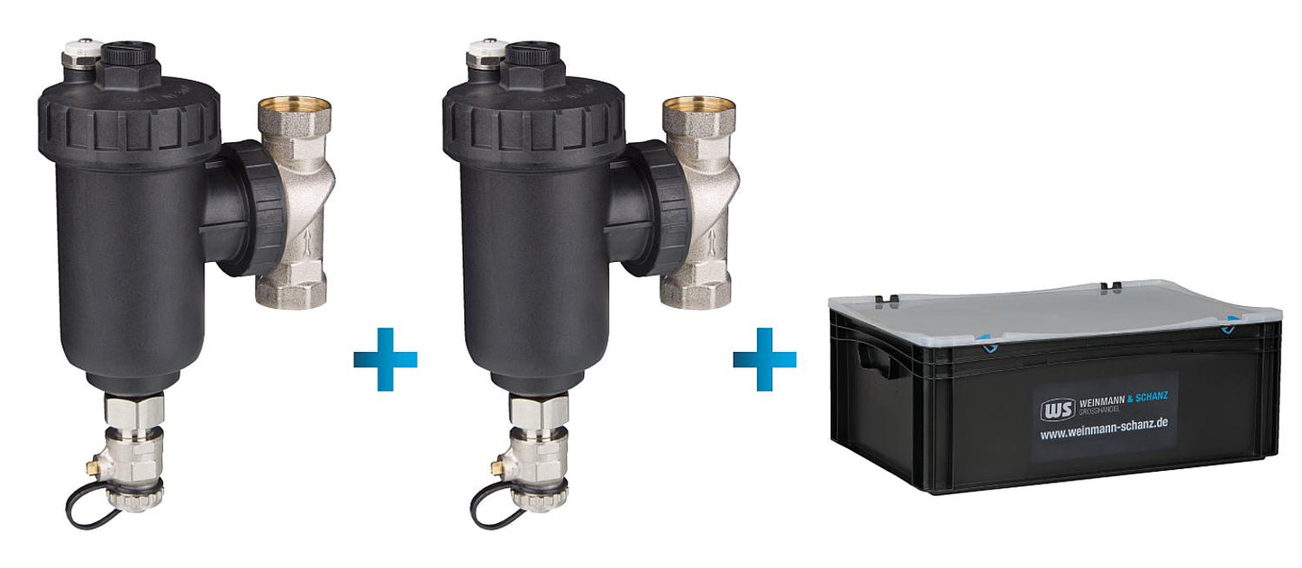 Special offer package consisting of 2x magnetite &amp; sludge separators + 1x free WS box
