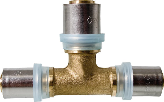 EVENES press fitting for MSVR T-piece medium version enlarged 16x2-20x2-16x2mm, TH contour