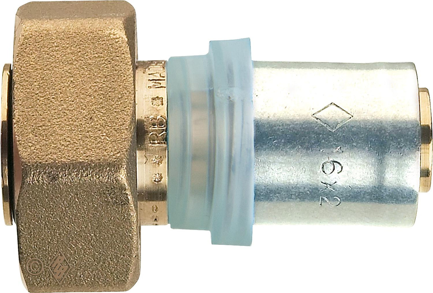 Press fitting for MSVR connection. Screwed Eurocone 14x2mm-3/4''