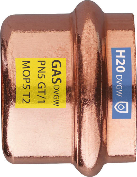 Bouchon à sertir en cuivre