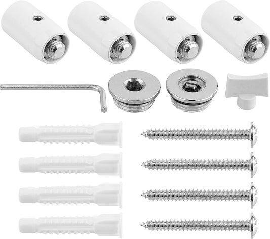 Ersatz-Halterung für Badheizkörper Garda, weiss