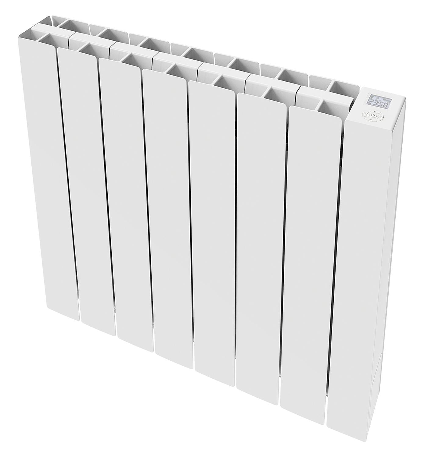 Aluminum electric radiator E-Blitz Core 1000Watt, RAL 9010
