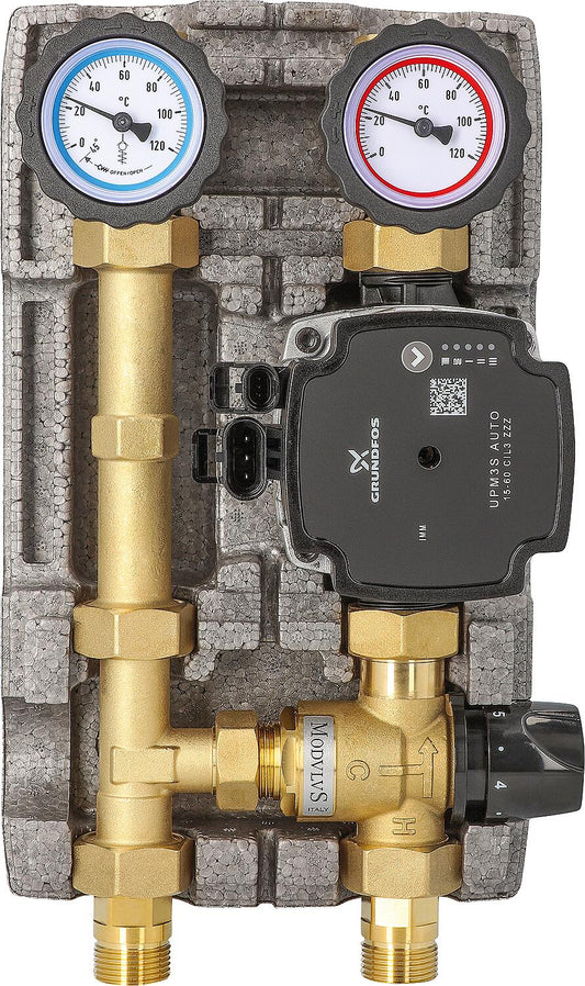 Easyflow DN20 constant value control circuit heating circuit, thermal 20-43°C, with Grundfos UPM3S AUTO 15-60 pump