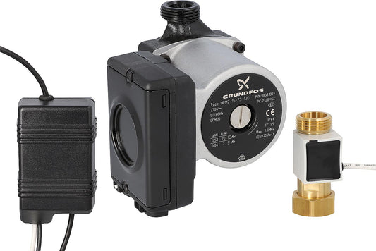 Replacement circulation pump exchange kit UPM2 15-75 for fresh water systems with standard pump