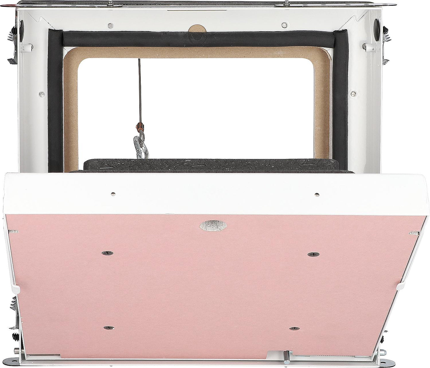 UniSpace 30 fire protection access panel with square key, 400x400 mm