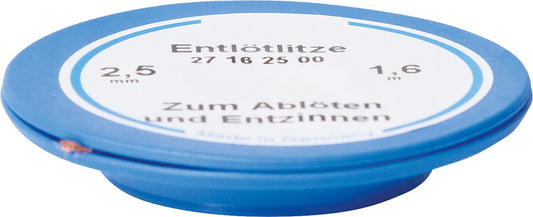 Tresse à dessouder 1 rouleau de 1,6 m.