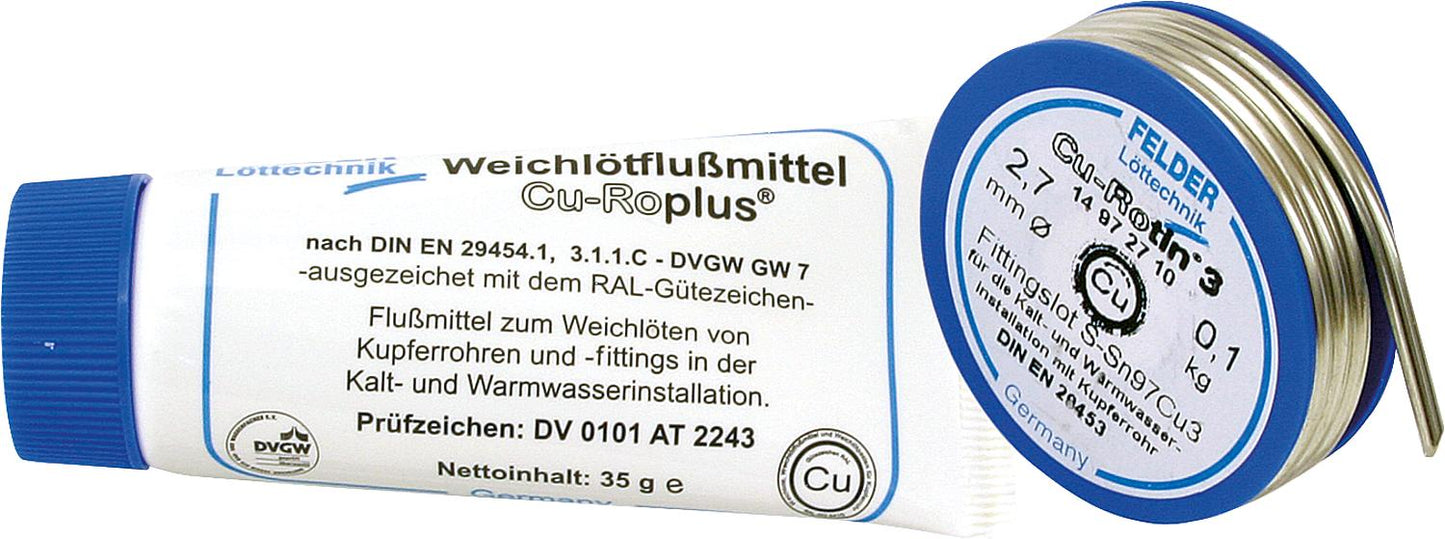 Installation soft soldering kit