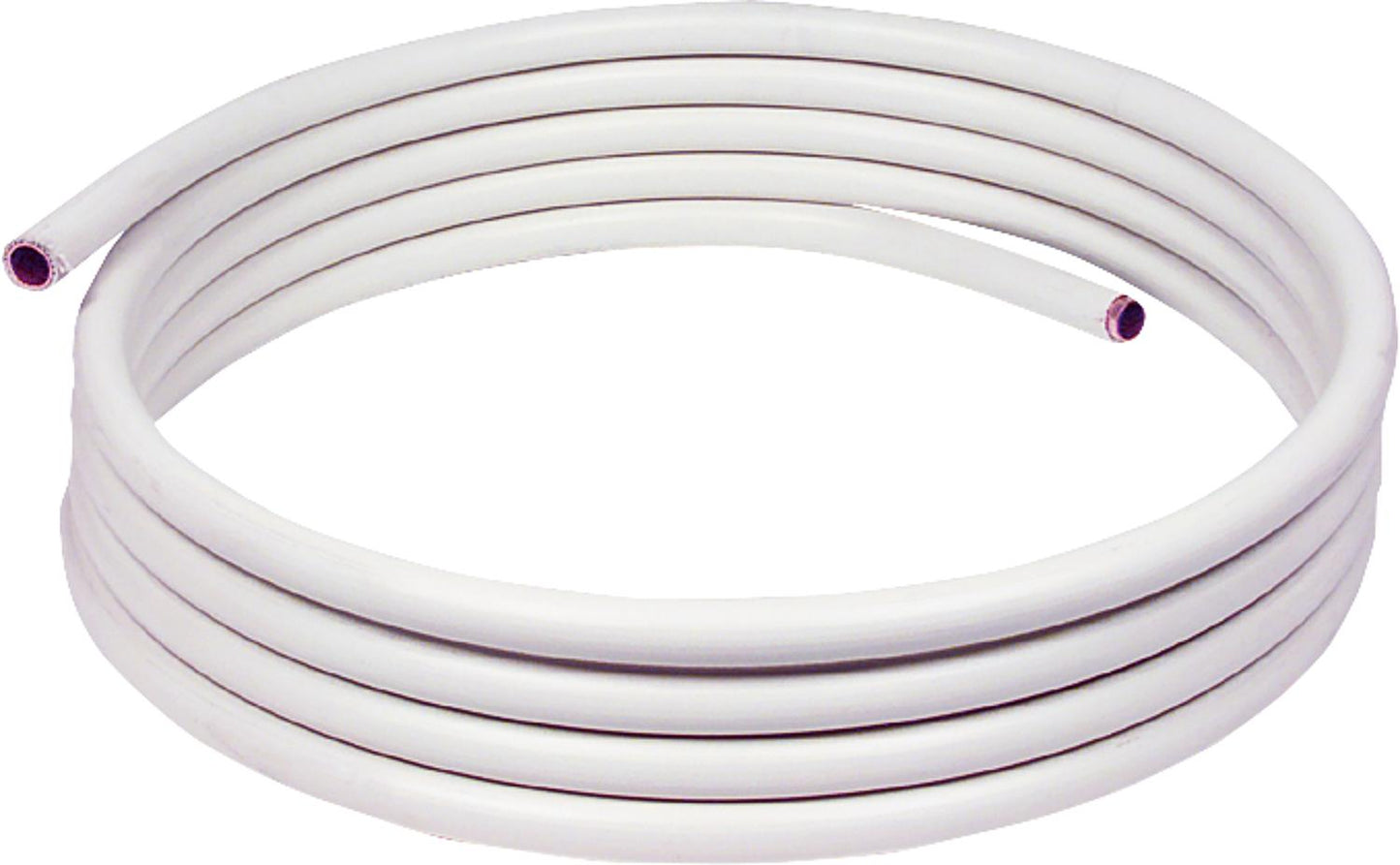 Plastic-coated copper pipe in coils of 25 m, 10 x 1.0 mm DIN-EN 1057