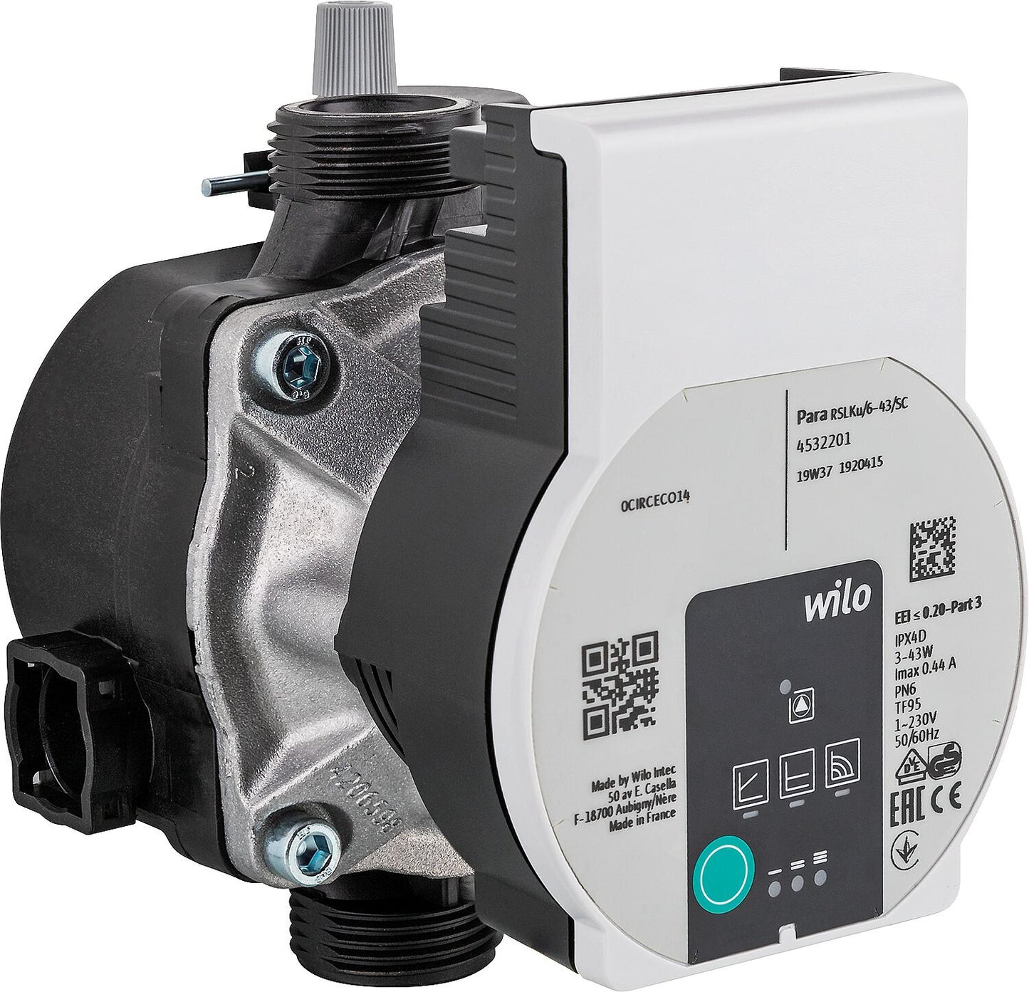 Yonos Para circulation pump, type RSL 15/6, suitable for GIAVA No. 102, MADEIRA No. 125