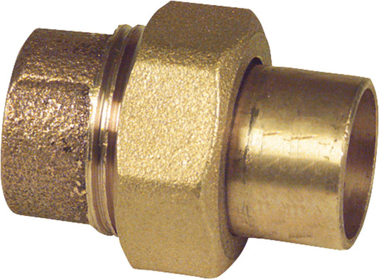 Red brass solder fittings 4330 screw connection flat sealing 15 mm