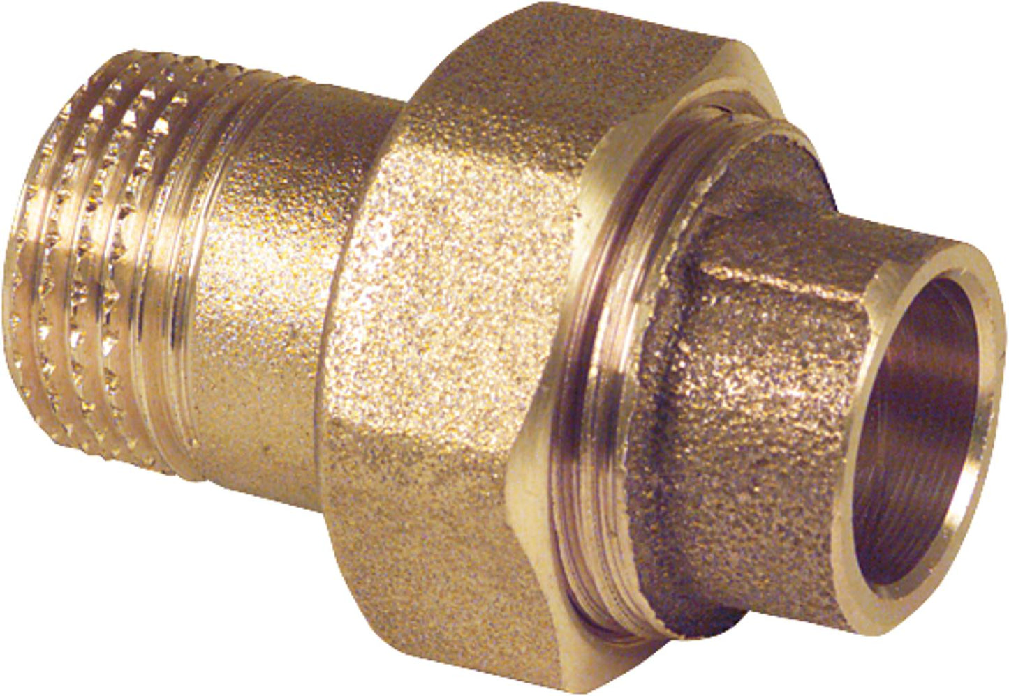 Red brass solder fittings 4331g screw connection flat sealing 15-R 1/2" male thread