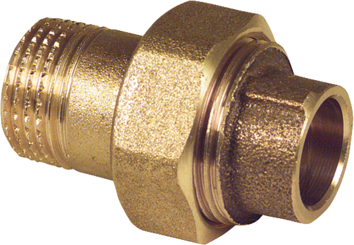 Red brass solder fittings 4341g screw connection conical sealing single thread 15-R 1/2"