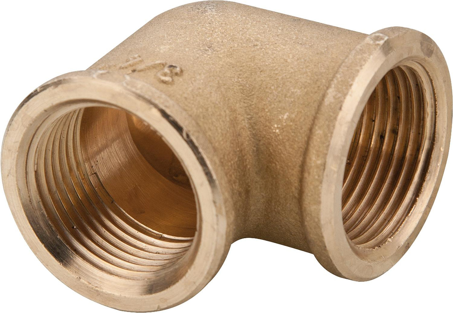 Brass elbow 1 1/2" female x female