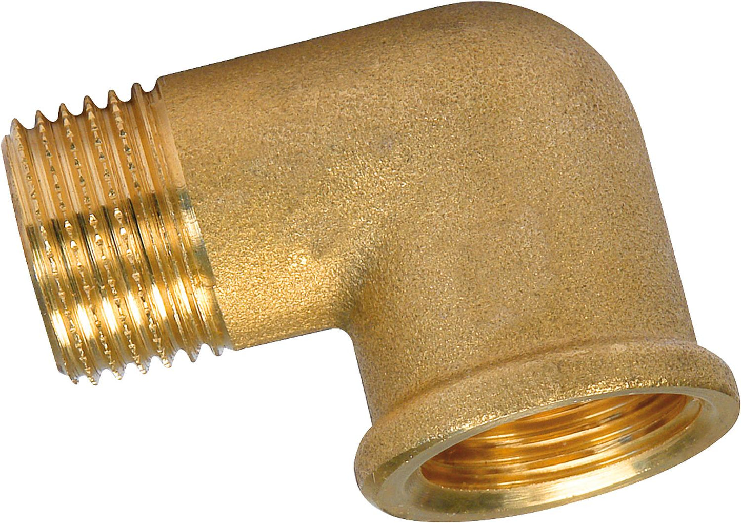 Brass elbow 3/8" male x female
