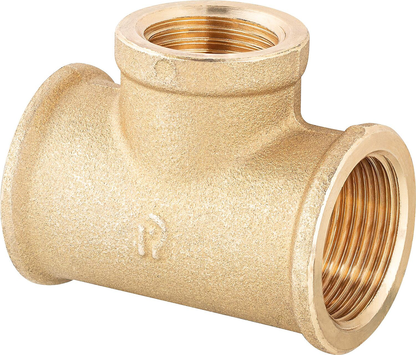 Brass tee 1 1/2" female thread