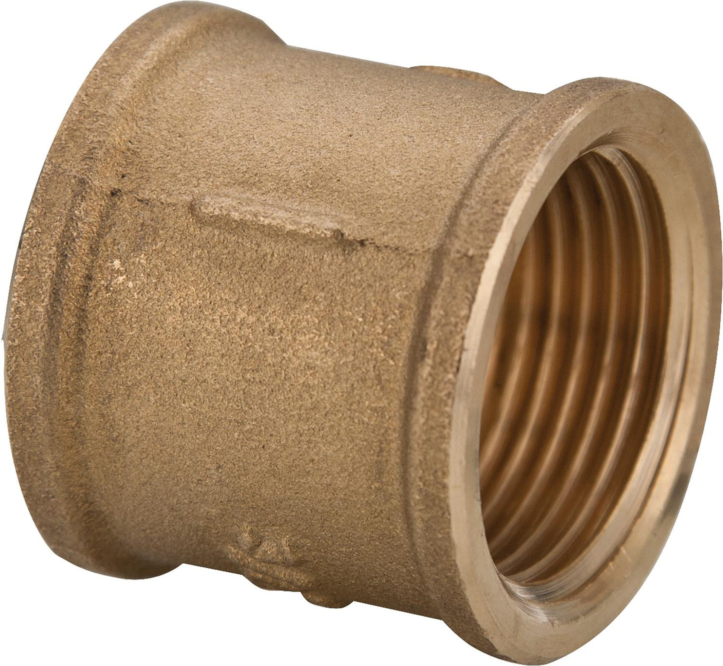 Brass socket 1/2" female thread x female thread