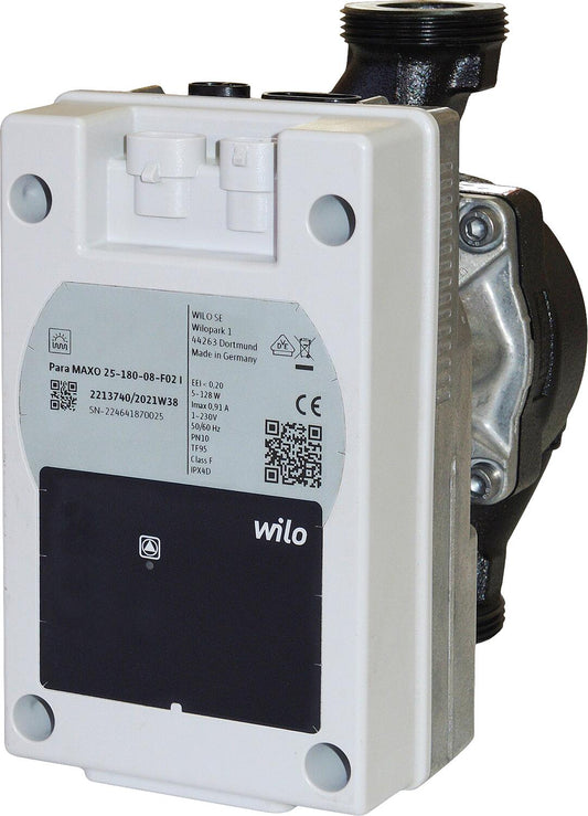 Umwälzpumpe Wilo Para Maxo 25/8-180 für  Solar-Systemtrennung Easyflow Solo HE