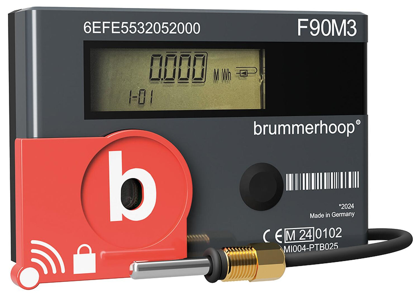 Kapsel-Austausch-Wärmezähler F90M3-A,Funk,Almess kompatibel,M 77 x 1,5, Qp 0,6 m3