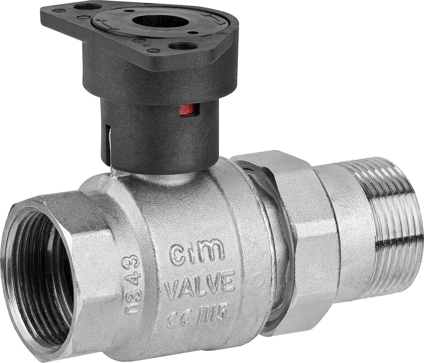 Valve + support EMV Classic 800-4 DN 25 1"