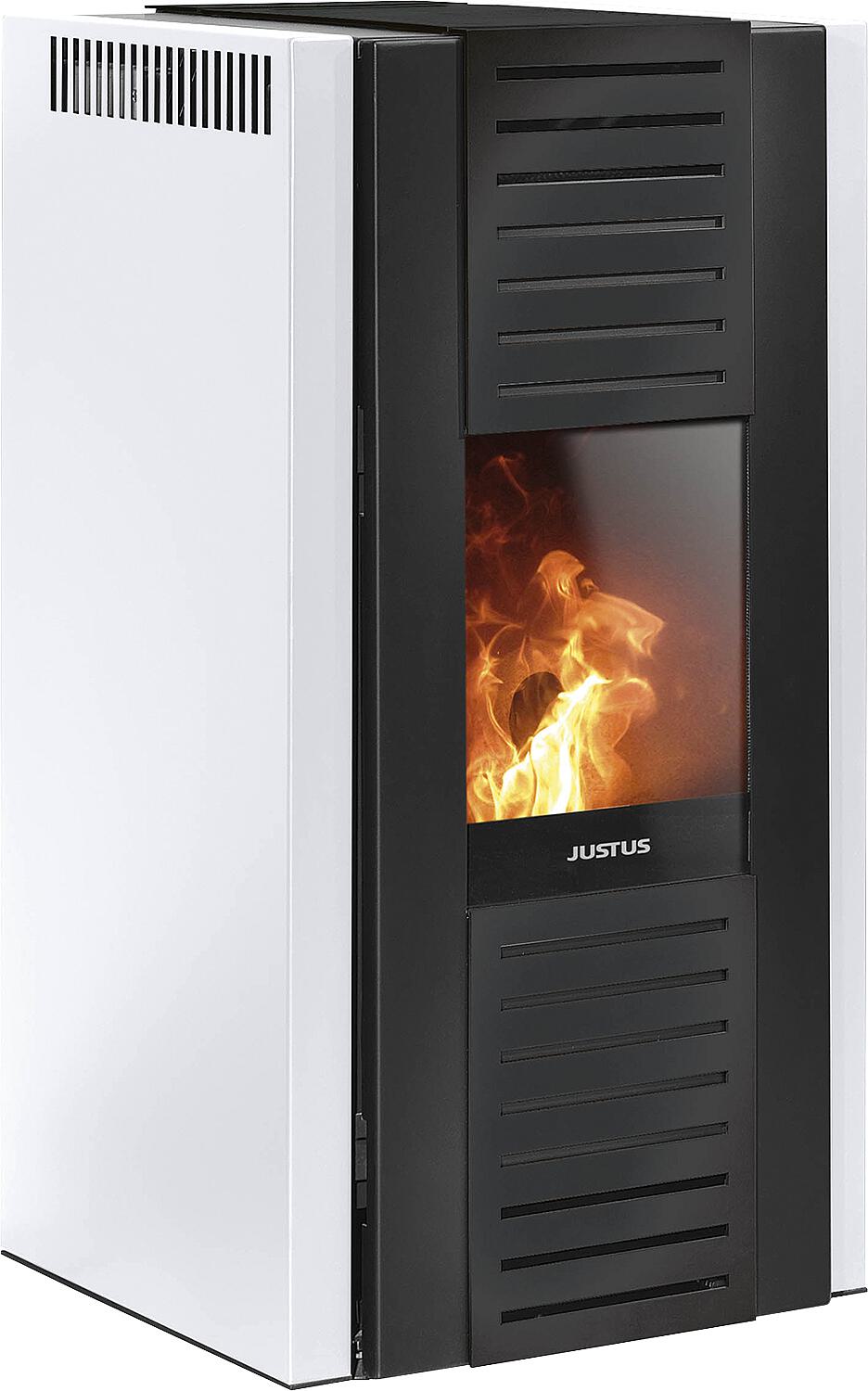 Justus Sirkos 2.0 pellet stove, black steel