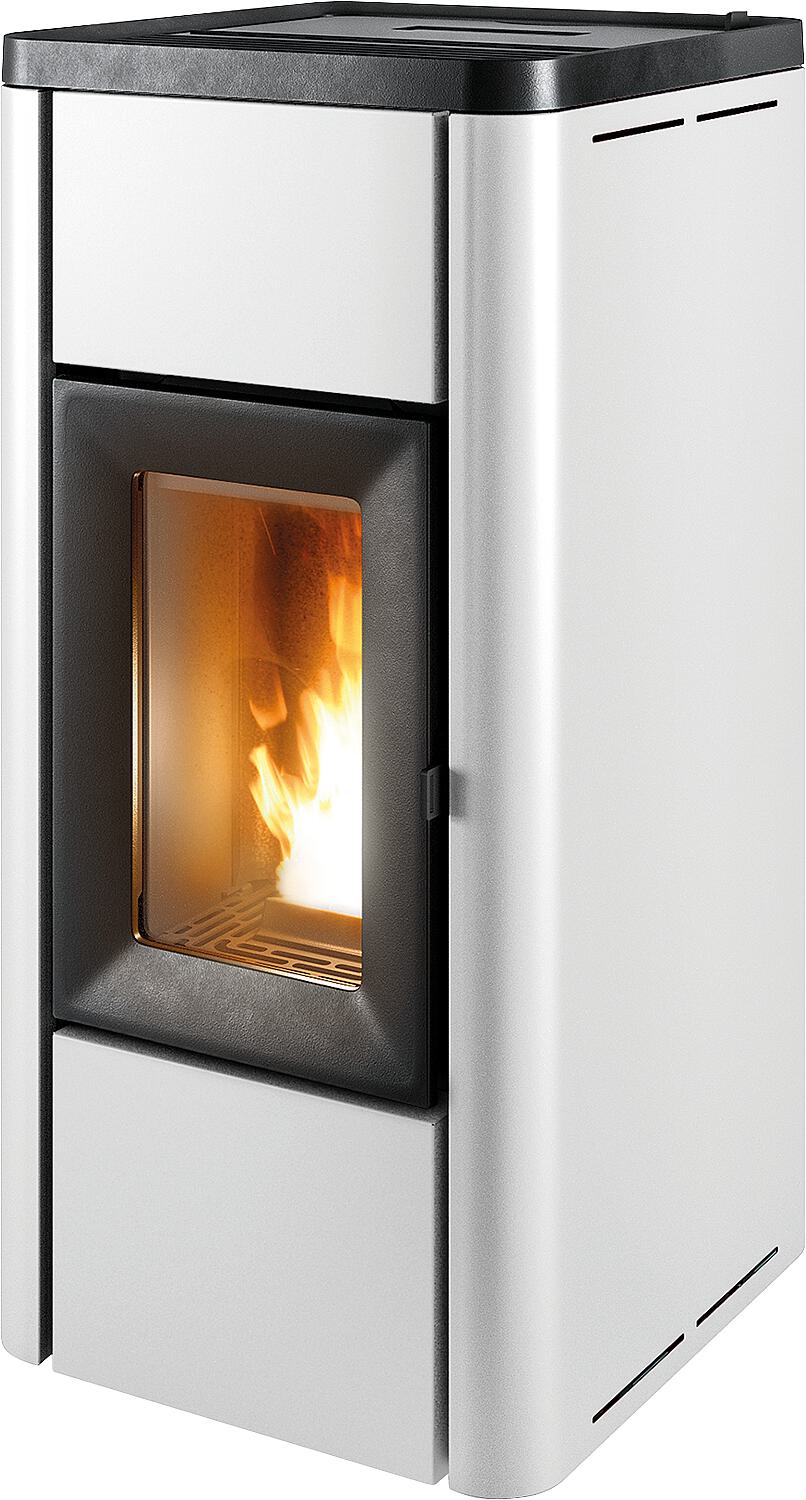MCZ GHEA Air 6 R pellet stove, basic unit with metal casing, white_302