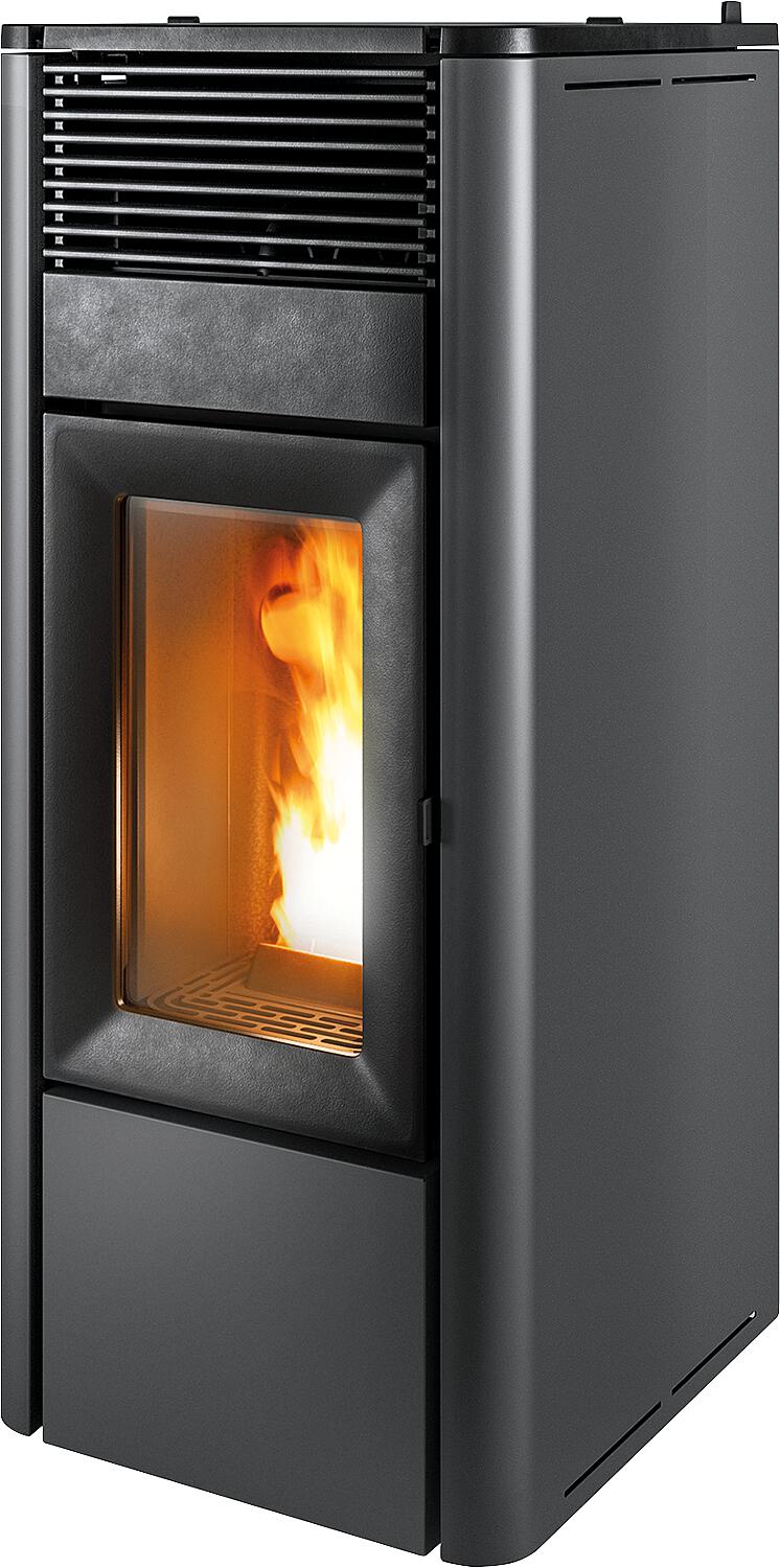 MCZ TEIA C. Air 10 R pellet stove, basic unit with metal casing Dark_308