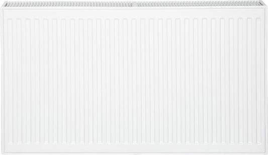 Profilheizkörper PLATTELLA V6 C Mittelanschluss 6-Fach, Typ 33/600/500, Farbe weiss RAL 9016