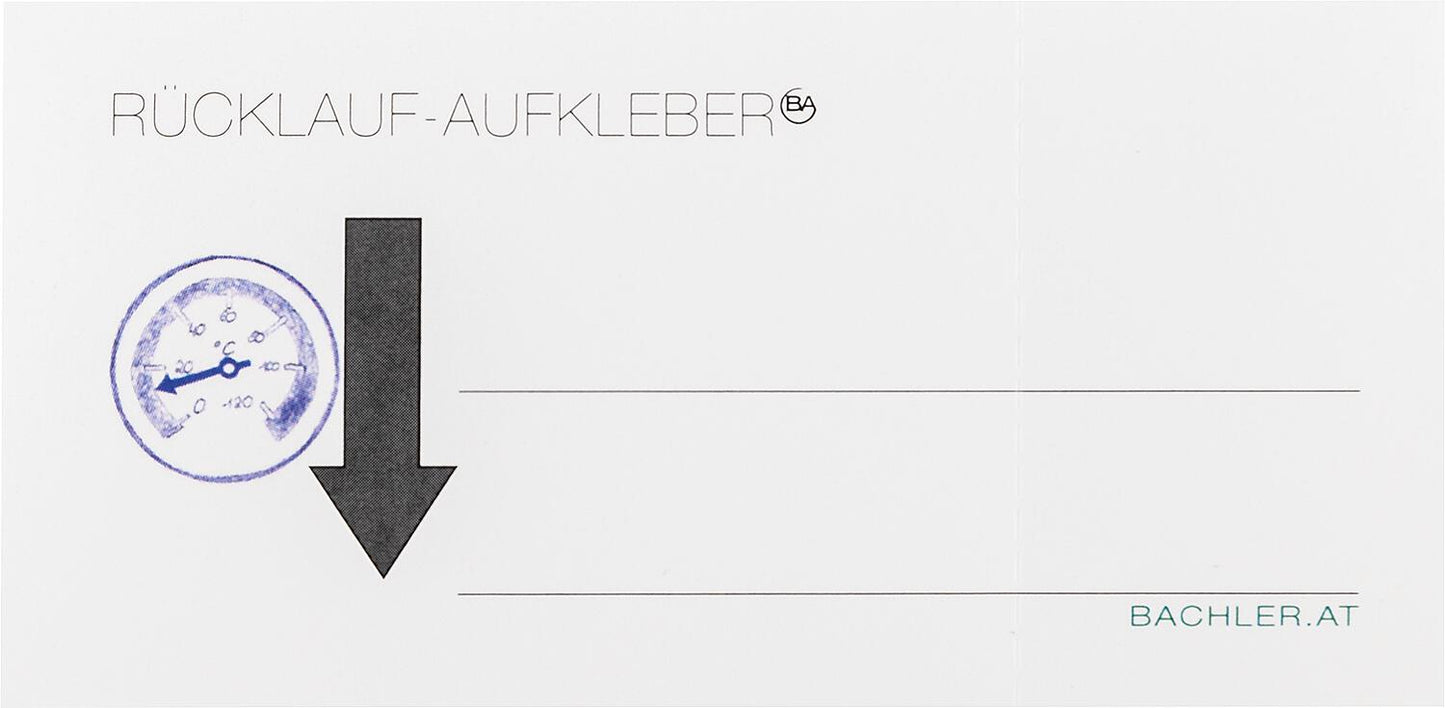 Warning label, 100 x 50 mm, 25 pieces