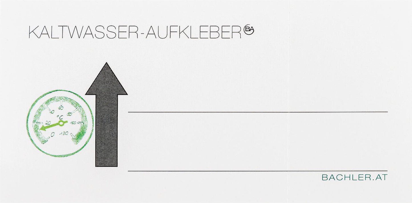 Warning label, 100 x 50 mm, 25 pieces