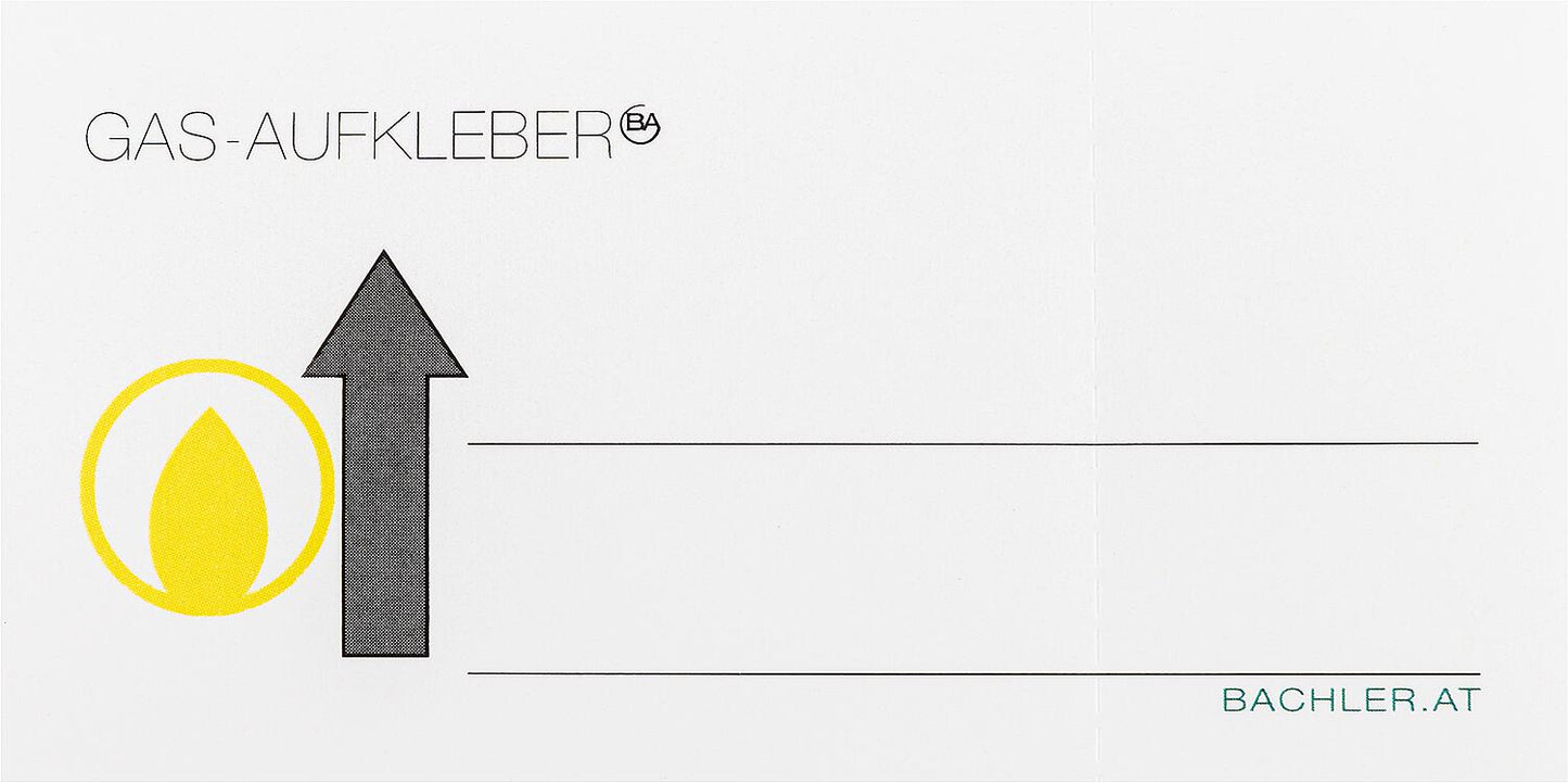 Warning label, 100 x 50 mm, 25 pieces