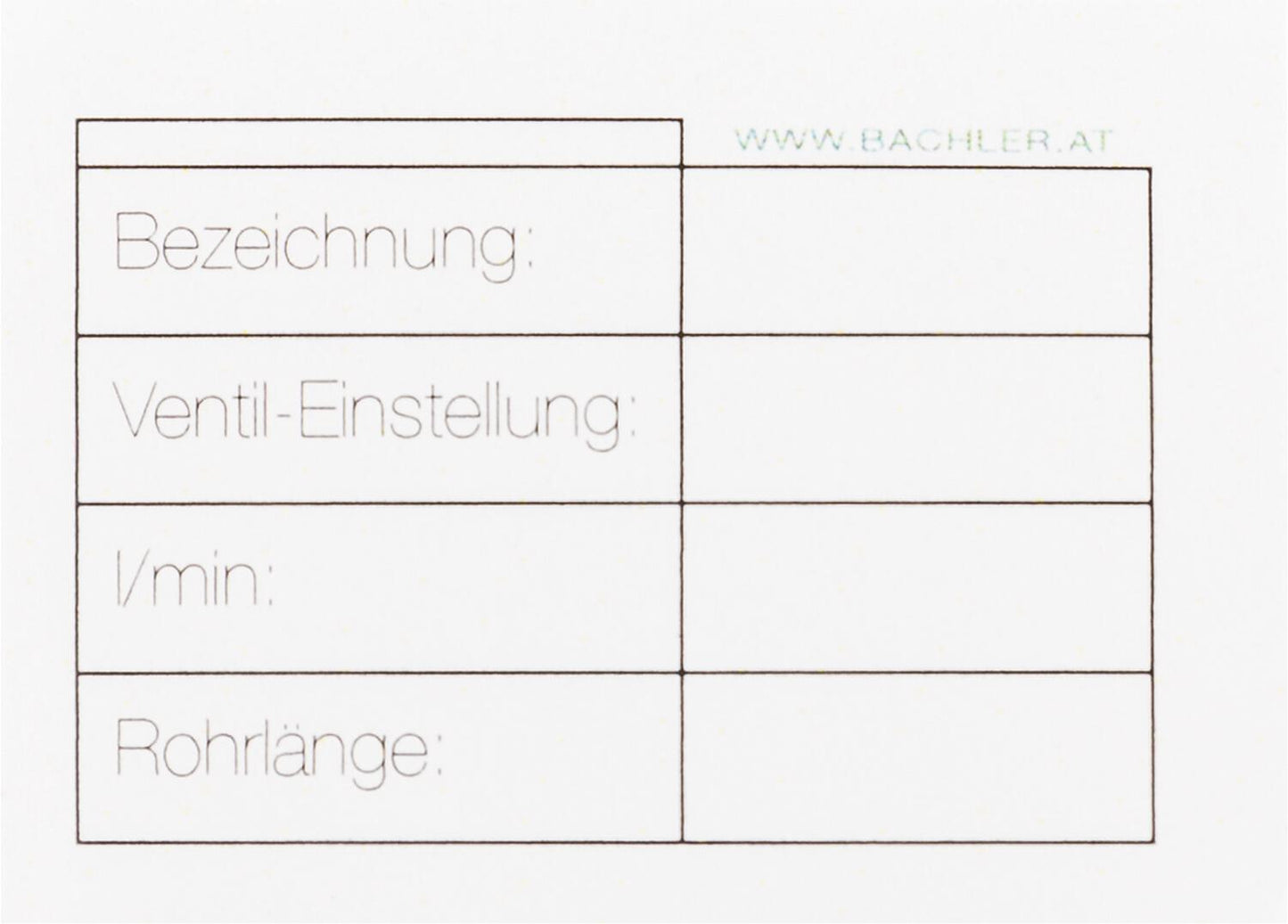 Warning label, 100 x 50 mm, 25 pieces