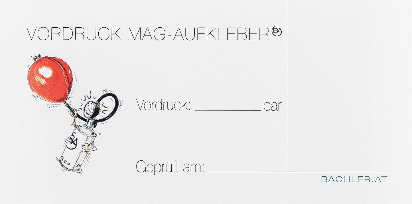 Warning label, 100 x 50 mm, 25 pieces