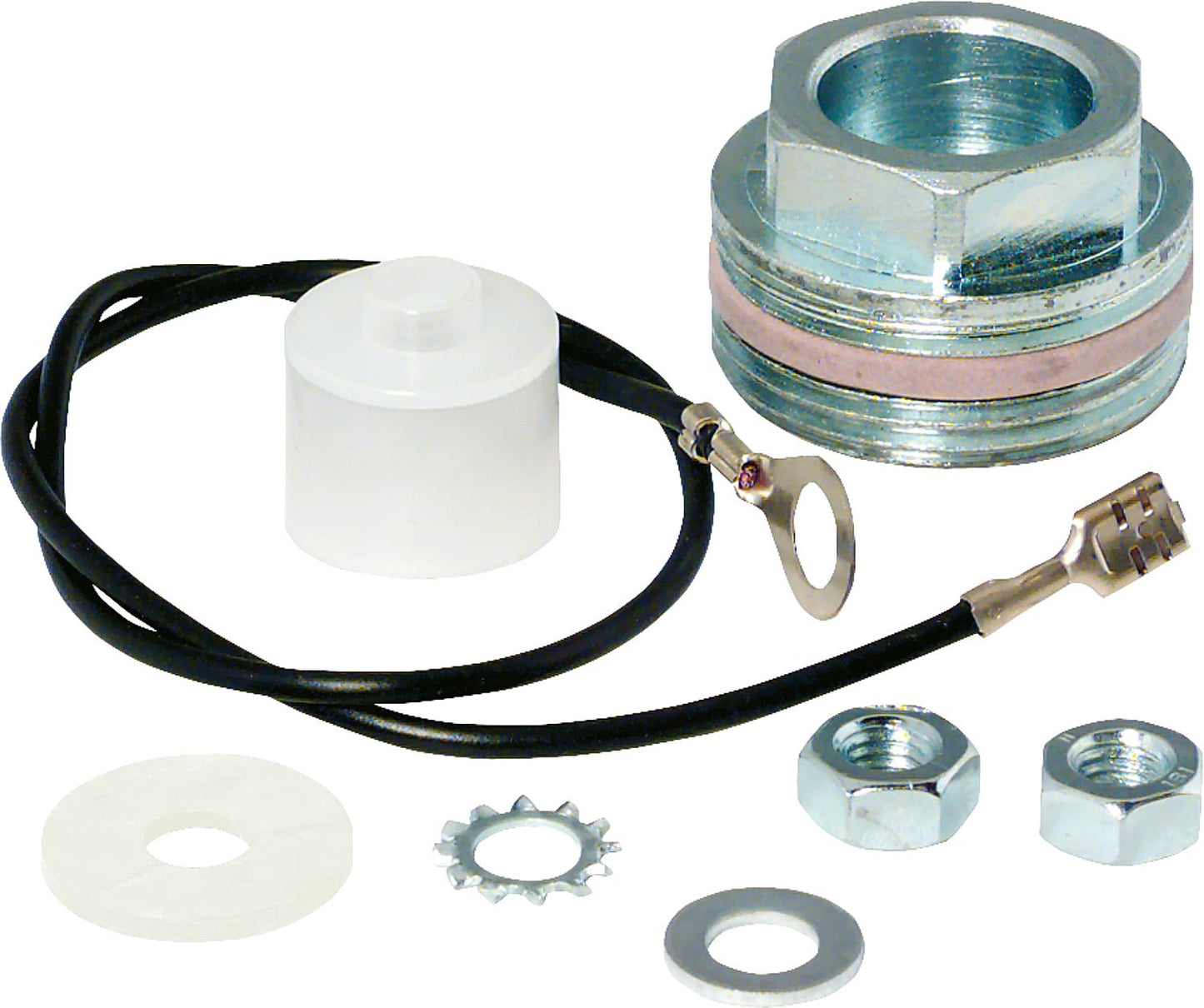 Mounting kit for magnesium anodes with 8mm thread, 3/4" socket mounting