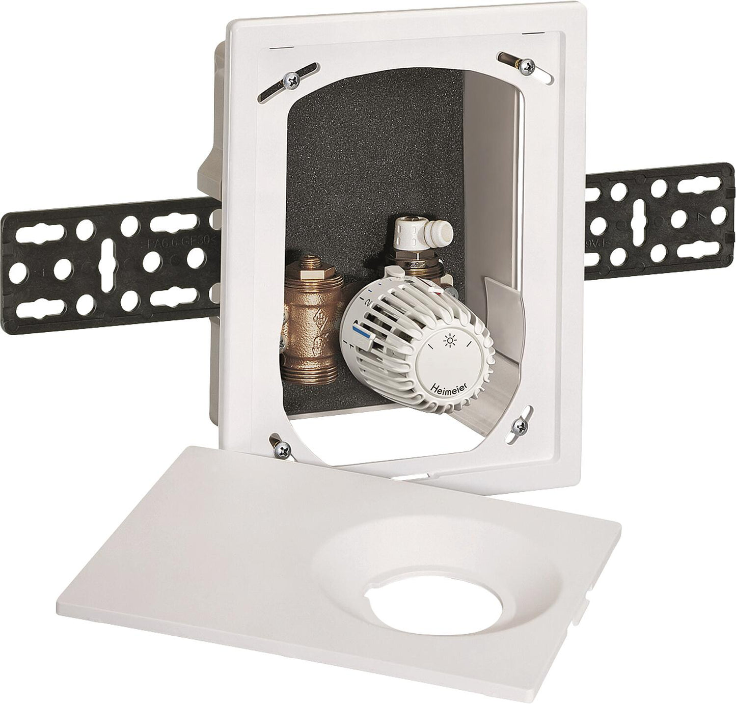 Multibox IMI Heimeier Eclipse K, cover and thermostat head white (RAL 9016)