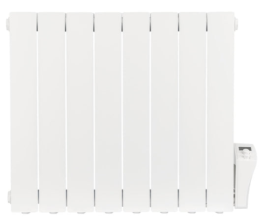 Resia electric aluminum radiator, 700 W, white RAL 9010