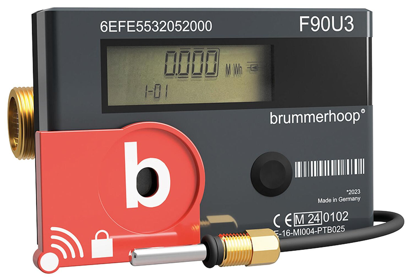 Kompakt-Ultraschallwärmemengenzähler F90U3, Funk