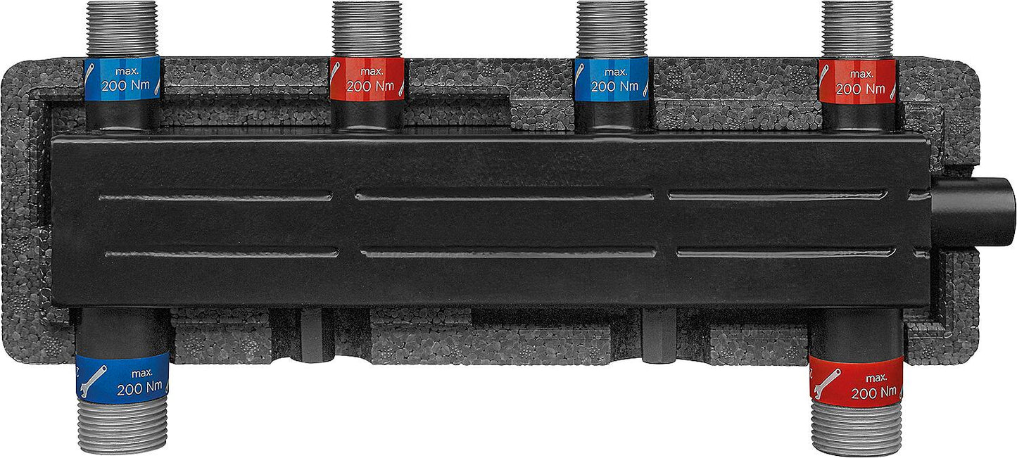 Evenes VTW 2/2 AG DN20 (3/4") combination manifold, 2m³/h, 50 kW, including bracket and insulation