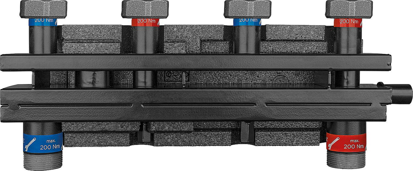 Evenes VTW3/2 combination manifold ÜWM DN40 (1 1/2"), 3m³/h, 70kW, incl. bracket and insulation