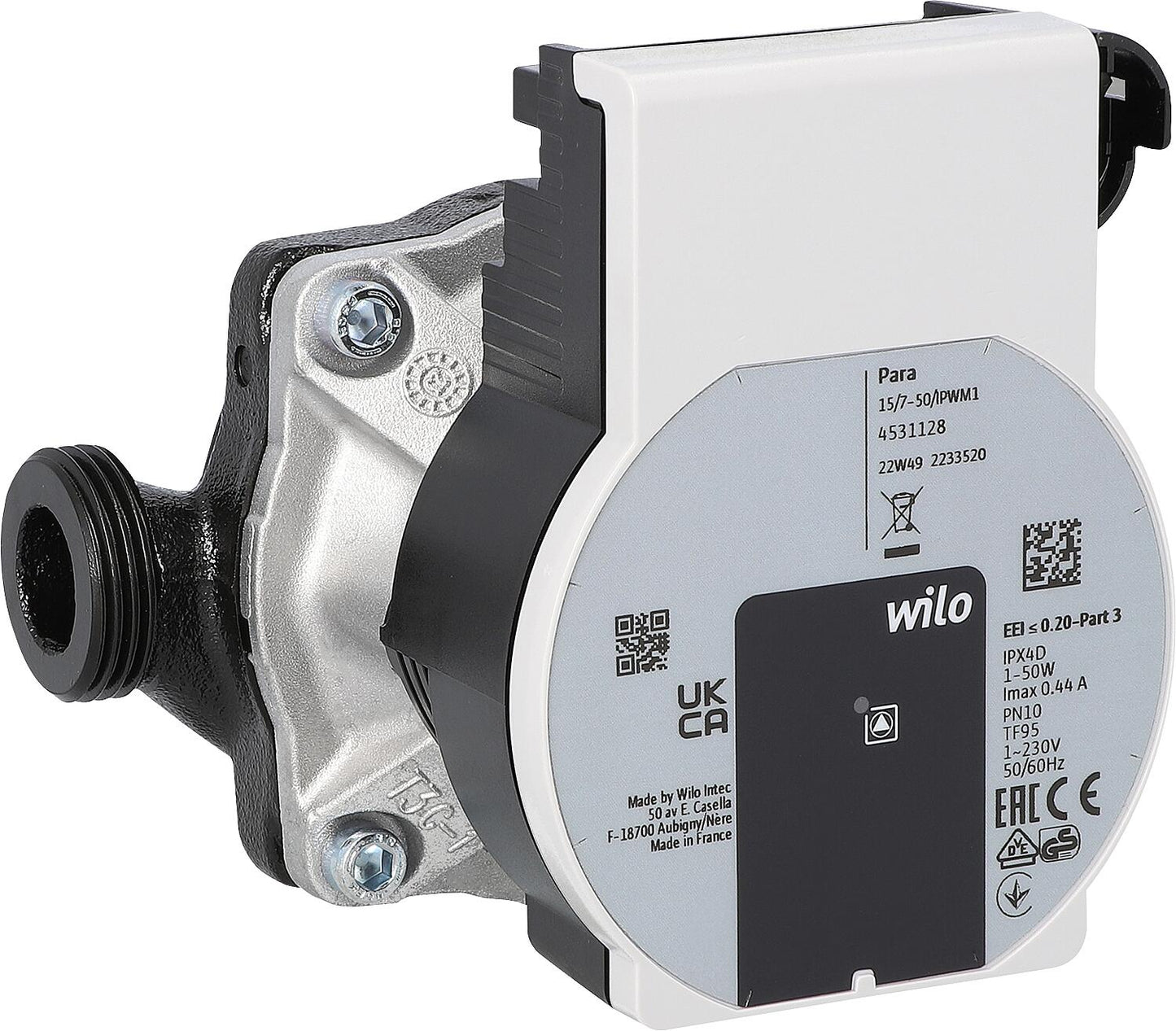 Wilo Para 15-130/70-50iPWM 1-3 circulation pump, suitable for Kospel EKCO, EKD