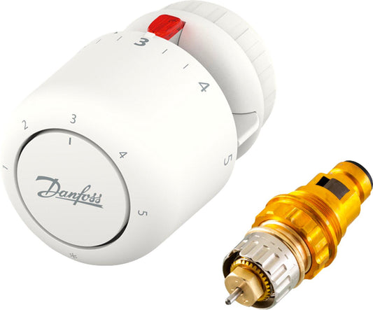 Ventileinsatz-Set Danfoss RA/VL 10/15, mit Aero RA Click