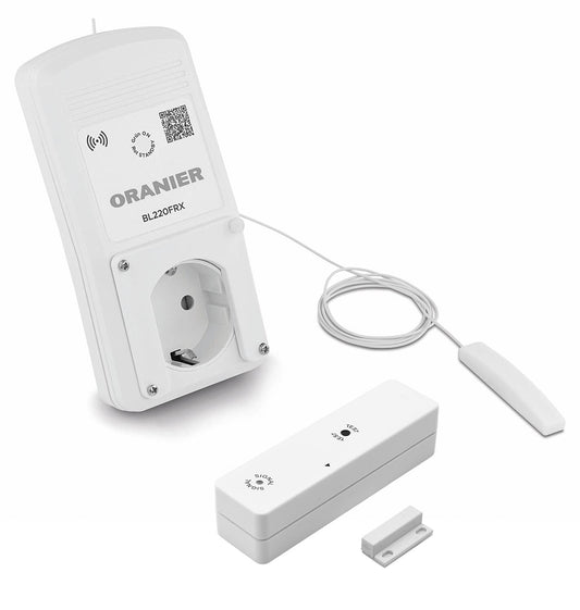 Système de surveillance sous vide Oranier avec récepteur sans fil et interrupteur de contact de fenêtre