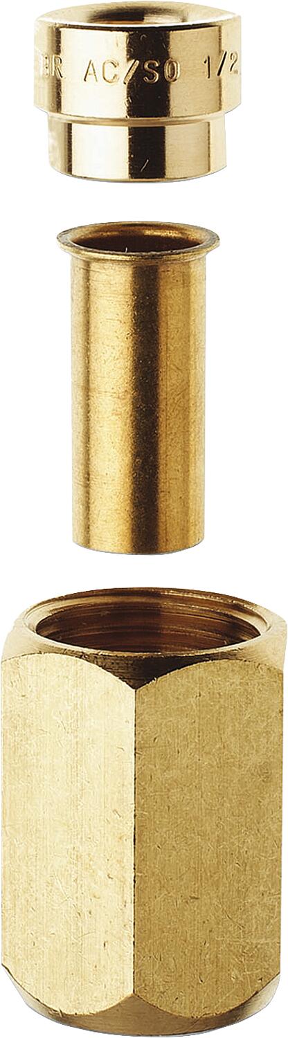 Klemmverschraubung SF-FZ-006  1/4", VPE 2Stk